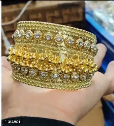Women Oxidized Bracelet Golden Color