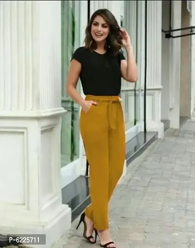 Women Stylish Solid Top and Trouser