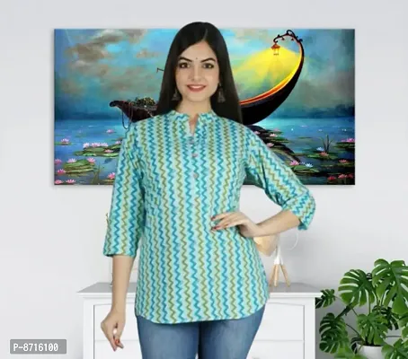 Beautiful Cotton Printed Tops For Women