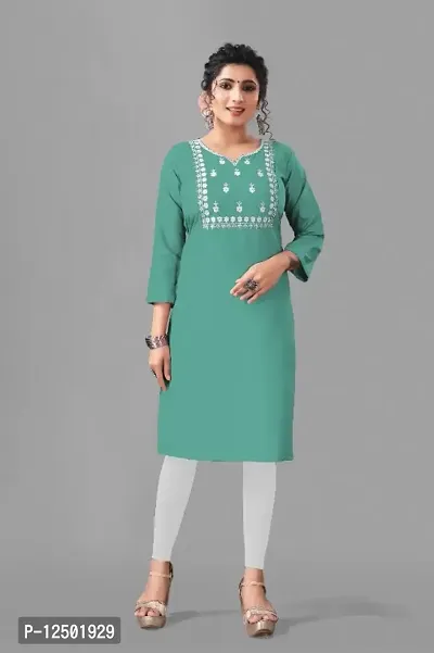 Fancy Cotton Blend Kurti for Women-thumb0