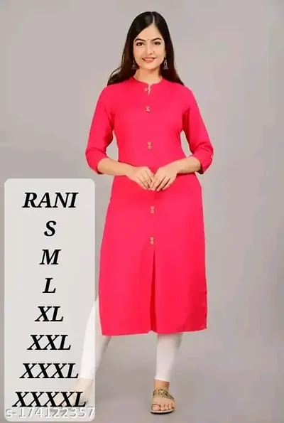 Stylish A-Line Blend Kurta For Women