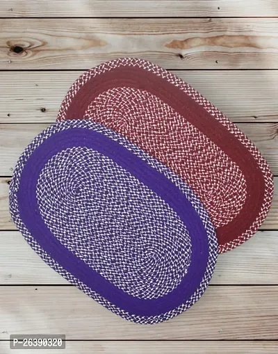 Designer Acrylic Anti Slip Water Soak Door Mats- Pack Of 2