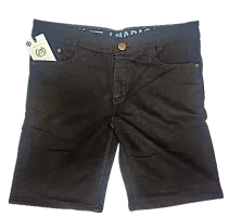 Classic Denim Solid Short for Men-thumb3