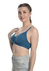 Stylish Cotton Solid front 6 hook Bras For Women (Pack Of 1)-thumb2