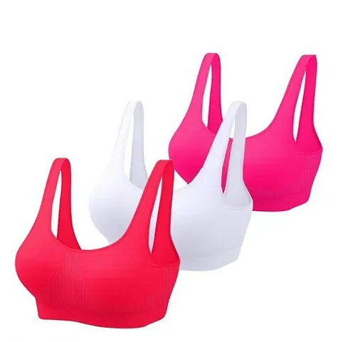 Women Sports Air Bra (Pack of 3)