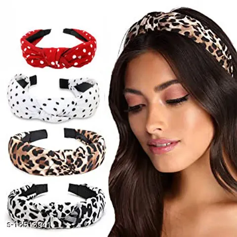 Multicoloured Knot Hair Bands For Women And Girls