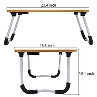 Trendy Whooden Study Table Portable Wood Multifunction Laptop-Table Lapdesk Holder Bed Study Table-thumb3