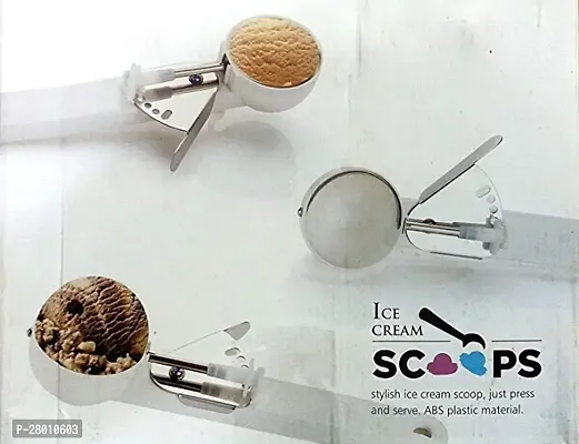 Plastic Ice Cream Scoop Ice Cream Serving Spoon Scooper-thumb3
