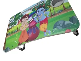 Trendy Krishna And Bheem Study Table Portable Wood Multifunction Laptop-Table Lapdesk Holder Bed Study Table-thumb2