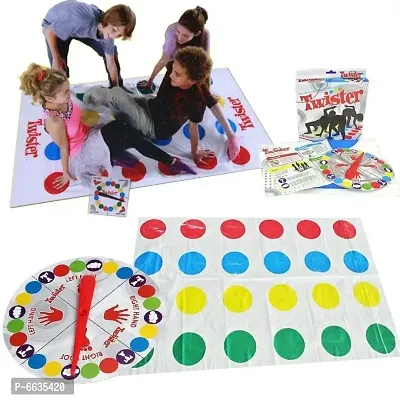 Bonanza Bigger Mat Twister Game More Colored Spots Board Game for 2 or More Players Indoor and Outdoor Game for Kids-thumb3