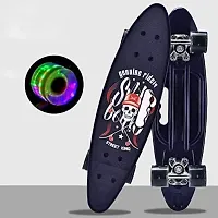 24 Inch Fish Skateboard Cruiser Fiber Skating Board Suitable for Age Group Above 8 Years-thumb1