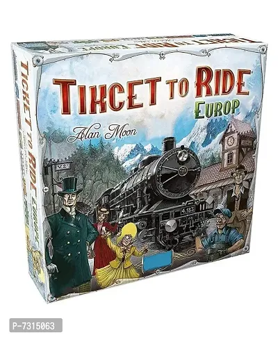 Ticket to Ride Europe Family Board Game for Adults Party  Fun Games Table Top Game-thumb0