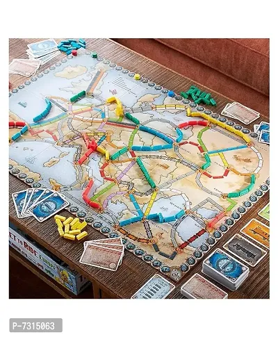 Ticket to Ride Europe Family Board Game for Adults Party  Fun Games Table Top Game-thumb3