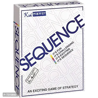 Sequence Board Game | Family Games for Adults and Couple Games| Make Fun in a Row Sequence Card Board Games for Adults | Board Game for Family-thumb0