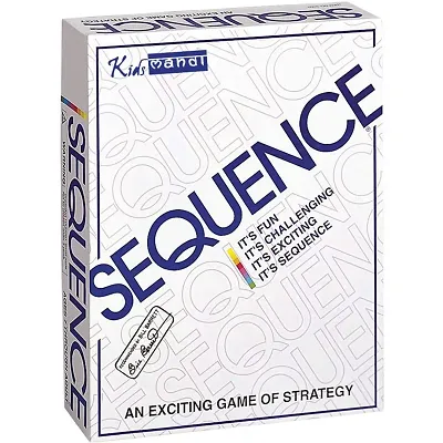 Sequence Board Game | Family Games for Adults and Couple Games| Make Fun in a Row Sequence Card Board Games for Adults | Board Game for Family