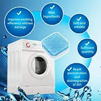 Bonanza's 10 Pcs Washing Machine Deep Cleaner Tablet for Washing machines Front and Top Load Machine Descaling Powder Tablet for Tub CleaningDrum Stain Remover of washing machine Descaler Powder-thumb1