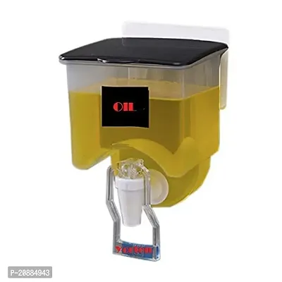 Wall-Mounted Seasoning Jar, Wall Mount Oil Dispenser for Kitchen, Space Saving Sauce, Vinegar, Olive Oil Dispenser