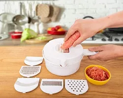 12 in 1 Multicoloured Functional Chopper for Vegetable and Fruits Magic Rotate Vegetable Cutter with Drain Basket -thumb2