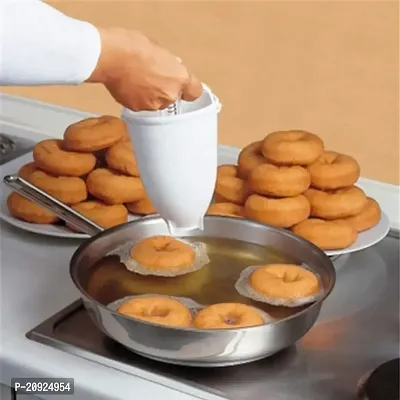 Plastic Medu Vada Maker | Mendu WADA  Doughnut Maker Machine | Donut Maker and WADA Maker Machine for Perfectly Shaped  Crispy Medu WADA (assorted color) pack of 1-thumb0