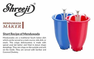 Plastic Medu Vada Maker | Mendu WADA  Doughnut Maker Machine | Donut Maker and WADA Maker Machine for Perfectly Shaped  Crispy Medu WADA (assorted color) pack of 1-thumb1