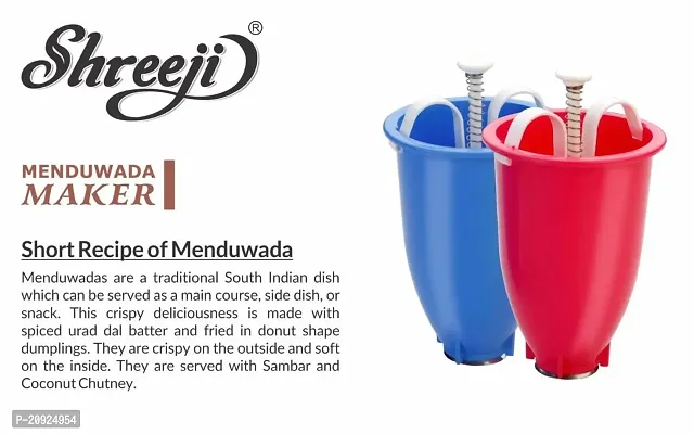 Plastic Medu Vada Maker | Mendu WADA  Doughnut Maker Machine | Donut Maker and WADA Maker Machine for Perfectly Shaped  Crispy Medu WADA (assorted color) pack of 1-thumb2