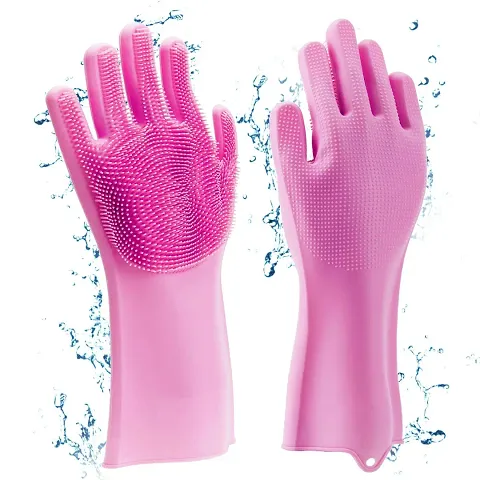 Reusable Silicone Dish Washing Gloves