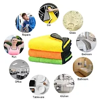800GSM Microfiber Double Layered Cloth Extra Thick Plush, Lint Free Microfiber Towel for Home Kitchen cleaning Pack of 1-thumb1