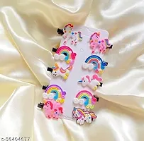 10pcs Rainbow Unicorn Multicolor Hairpin-thumb2