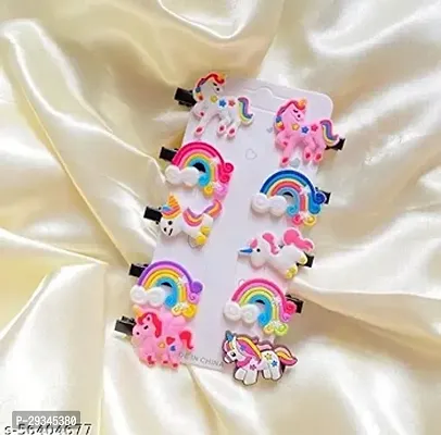 10pcs Rainbow Unicorn Multicolor Hairpin-thumb3