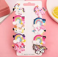 10pcs Rainbow Unicorn Multicolor Hairpin-thumb1