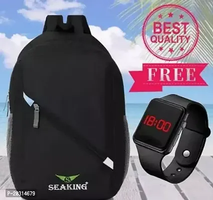 M3 RETAIL VENTURES Black  STYLISH BAGS WITH COMPLIMENTRY WATCH  Gifting Combos Free Size-thumb0