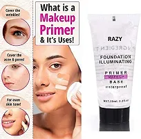 RAZY Exclusive Makeup Combo of Matte Fixer With Base Primer, Contour Stick, Kajal and 3in1 Eyeliner, Pen Kajal, Mascara Set 7 Items in the set-thumb3