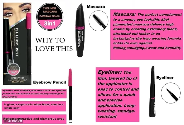 RAZY Exclusive Makeup Combo of Matte Fixer With Base Primer, Concelor, Contour Stick and 3in1 Eyeliner, Kajal, Mascara Set 7 Items in the set-thumb5