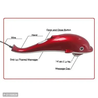 Buy Dolphin Fish Handheld Massager Machine With Vibration Magnetic Far Infrared Therapy To Aid In Pain And Stress Relief For Men And Women Big Size Power Source From Directly To Plug In