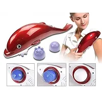 Dolphin Fish Handheld Massager Machine with Vibration, Magnetic, Far Infrared Therapy to Aid in Pain and Stress Relief For Men and Women big size power source from directly to Plug in-thumb3