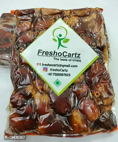 Dates with Seeds | Vaccum Pack Khajur | Arabian Dates| Pin Khajoor | Dry Fruits Dates (1kg)-thumb0