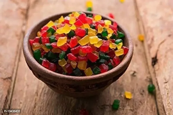 Soft Mix Tutti Frutti | Multi Coloured Cherry | Colourful cherries for Cake Making, Baking, Decorations (1.8kg)-thumb5