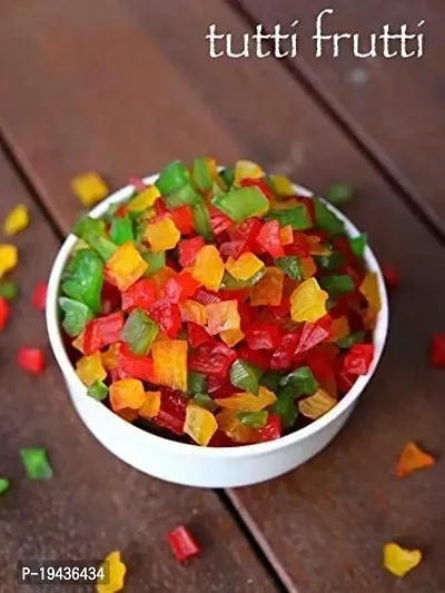 Soft Mix Tutti Frutti | Multi Coloured Cherry | Colourful cherries for Cake Making, Baking, Decorations (900gm)-thumb4