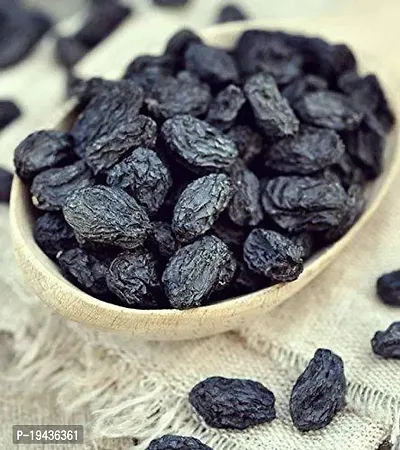 Black Raisins | Kali Daakh | Seedless Dry Grapes | Kali Kishmish| Black Kismis | Kaali Dakh | Dakha | Regular Dry Fruits (500gm)