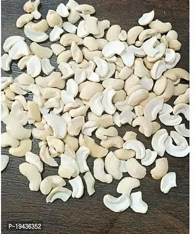 Cashew Nuts Broken 4 Pieces | Kaju Tukadi | Kaaju Fada [Pure and Natural White Kaju Tukdi] (1kg)-thumb2