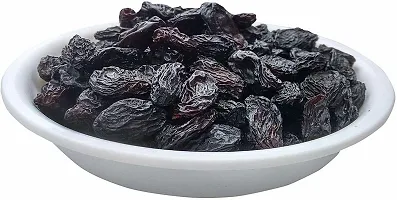 Black Raisins |Seedless Dry Grapes | Kali Kishmish| Black Kismis | Dry Fruits (200gm)-thumb1