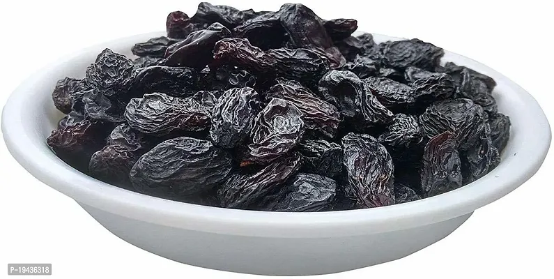 Black Raisins |Seedless Dry Grapes | Kali Kishmish| Black Kismis | Dry Fruits (200gm)-thumb2