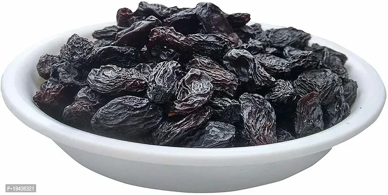 Black Raisins |Seedless Dry Grapes | Kali Kishmish| Black Kismis | Dry Fruits (400gm)-thumb2