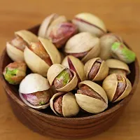 Roasted  Salted Pistachios Nuts| Namkeen Pista with Shelll |  Pistachios | Roasted Salted Pista | Pistachio (200gm)-thumb1
