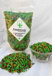 FreshoCartz Green Mix Saunf ( Lovely Mix Sauf ) Mukhwas | Mouth Freshner | Sugar Coated Green Mixed Saunph Sweet Mouth Freshener (900 g)-thumb1
