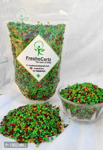 FreshoCartz Green Mix Saunf ( Lovely Mix Sauf ) Mukhwas | Mouth Freshner | Sugar Coated Green Mixed Saunph Sweet Mouth Freshener (900 g)-thumb2