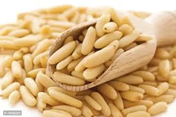 Lebanon Pine Nuts Without Shell | Chilgoza |  Chilgoja | Chilgoza Giri Dry Fruit | Chilgoze (Jumbo Size) (200gm)-thumb0