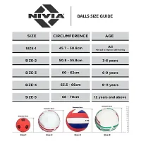 Nivia Country Colour Rubber Moulded Football, Size 3. Colour may vary depends on stock availability.-thumb4
