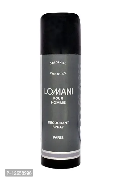 LOMANI PARIS Pour Homme Deodorant Body Spray for Men, 200ml - Pack of 2-thumb0