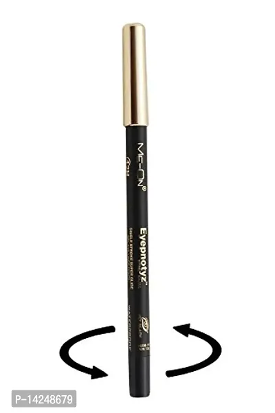 Meon Pencil Kajal Jet Black Matte Finish, 3. 5 g